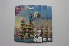 LEGO® NINJAGO® 71741 NINJAGO® City Gardens Instruction Manuals Only!