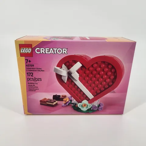 LEGO Valentine Heart Box 40759 Creator Seasonal Set NEW Sealed Gift