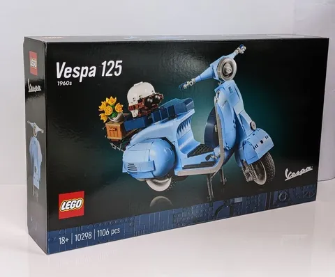 LEGO Icons 10298 Vespa 125 —  Factory Sealed, Unopened NEW