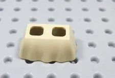 LEGO Tan Plastic Skirt Ruffled Minifig AC