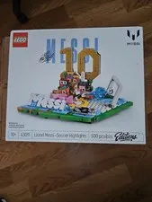 LEGO Editions Lionel Messi –Soccer Highlights #43011 500pcs Set Sealed Dented Bx