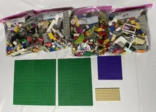 LEGO Bulk Lot 2+ pound bags 7 total bags of pieces and parts - Apprx. 15 POUNDS