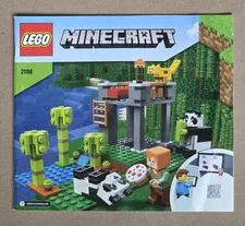 LEGO Minecraft 21158 The Panda Nursery Manual Only