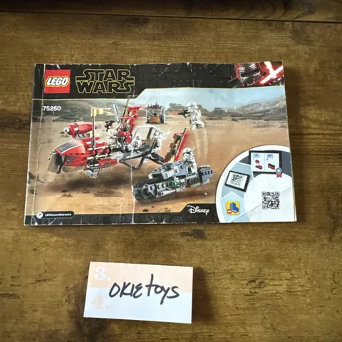 LEGO Star Wars 75250 First Order Jet Trooper Instructions Manual Only