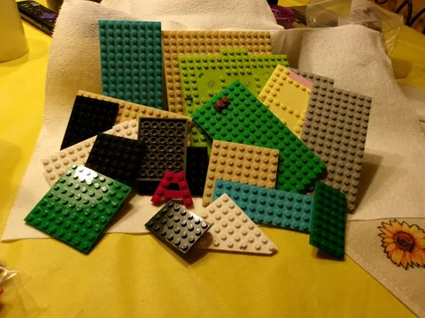 Lego Baseplates Assorted Lot Of 19 Specialty
