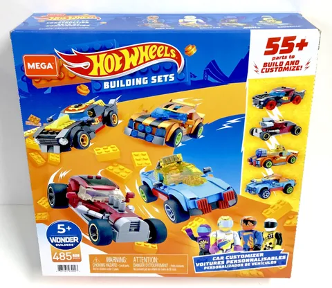 Mega Construx Hot Wheels Building Sets Car Customizer (4-Pack) (GVM13)