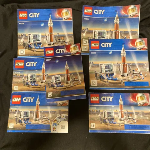 LEGO City (60228) - INSTRUCTIONS MANUALS  ONLY 1-8 Preowned Have Wear