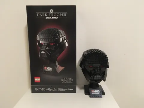 LEGO 75343 Star Wars Dark Trooper Helmet Complete w / Manual / Box