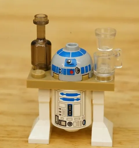 LEGO Star Wars Minifigure SW0217a R2D2 Astromech Droid Serving Tray Jabba Barge