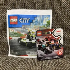 LEGO City Go-Kart Racer Set 30719 PLUS LEGO 71049 Formula 1 car. NEW. SEALED