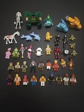 LEGO Minifigures-Lot of 30+ Various Figures/Animals LEGOs and Mega Bloks