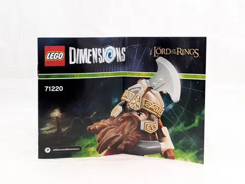 LEGO Dimensions 71220 Gimli LOTR Fun Pack Complete Loose w Manual