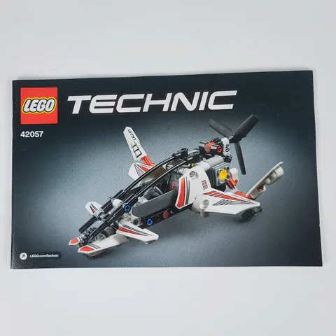 Lego Technic 42057 Ultralight Helicopter DOUBLE Instruction Booklet Manual Only