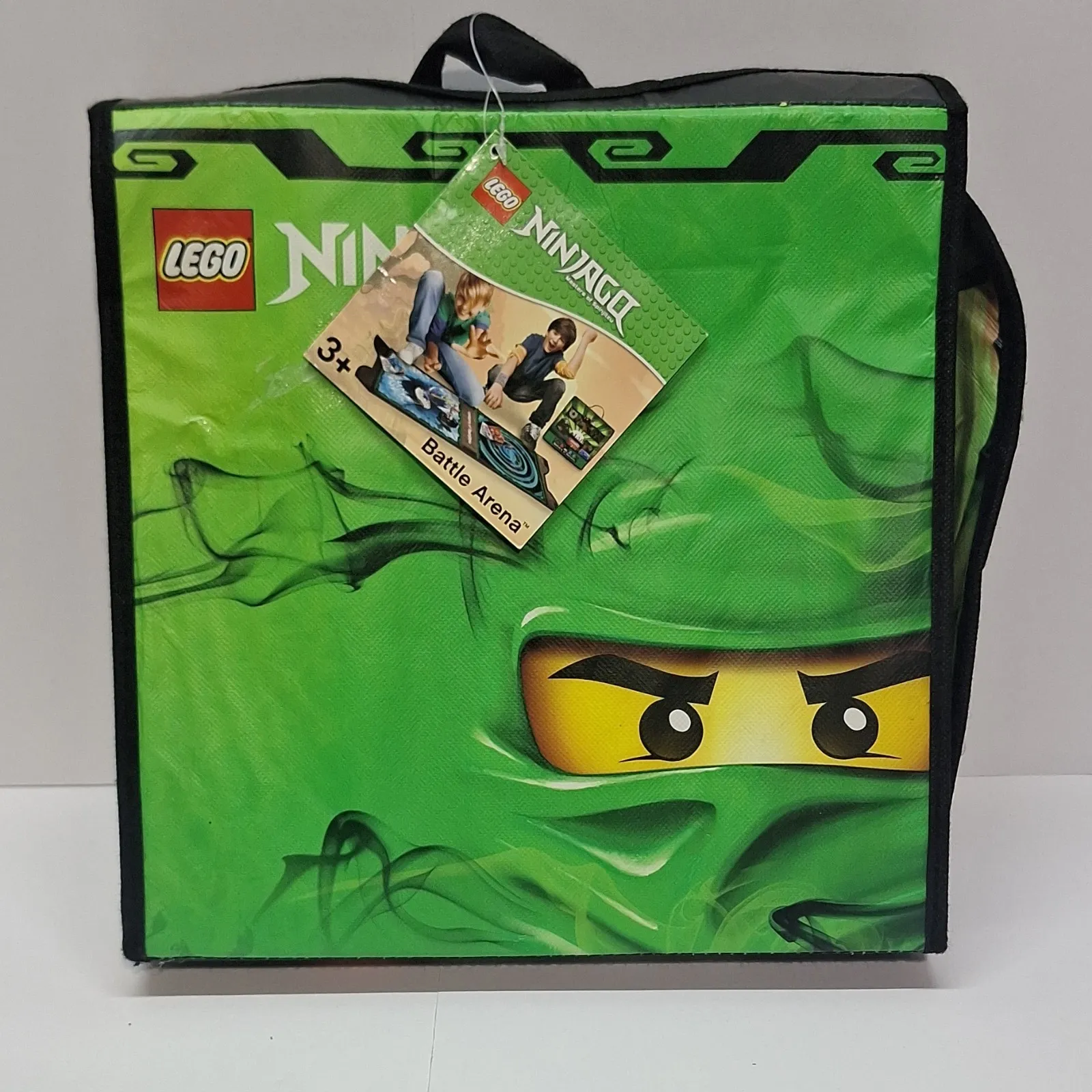 LEGO Ninjago Masters of Spinjitzu Battle Arena Carrying Case Portable Green