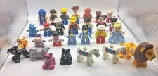 Lot of 28 Lego Duplo Figures Toys Animals Boys Girls Pets Bluey Disney