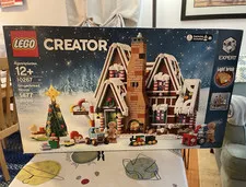LEGO Creator Expert 10267 Gingerbread House Winter Village Light Brick 1477pcs