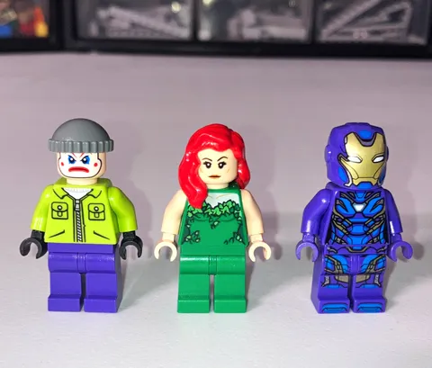 LEGO Minifigure Lot: Rescue (Pepper Potts), Poison ivy, Jokers henchman