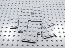 LEGO Lot of 10 Light Bluish Gray 2x3 Plates BC