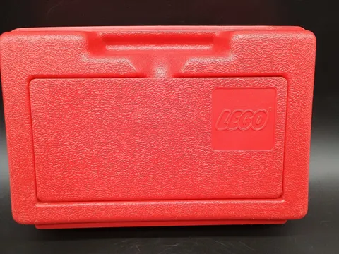 LEGO INTERLEGO AG Red Plastic Case Box Container 11.5" x 7.5" x 3.5" USA VINTAGE