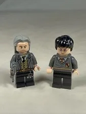 LEGO Harry Potter And Argus Filch Mini Figure Lot Of 2 Mini Figures Loose
