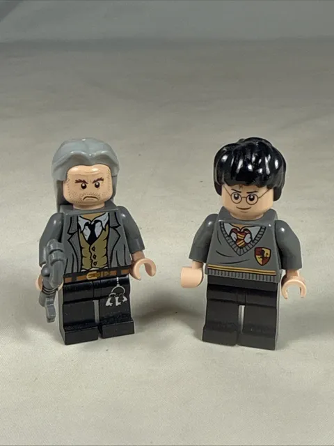 LEGO Harry Potter And Argus Filch Mini Figure Lot Of 2 Mini Figures Loose