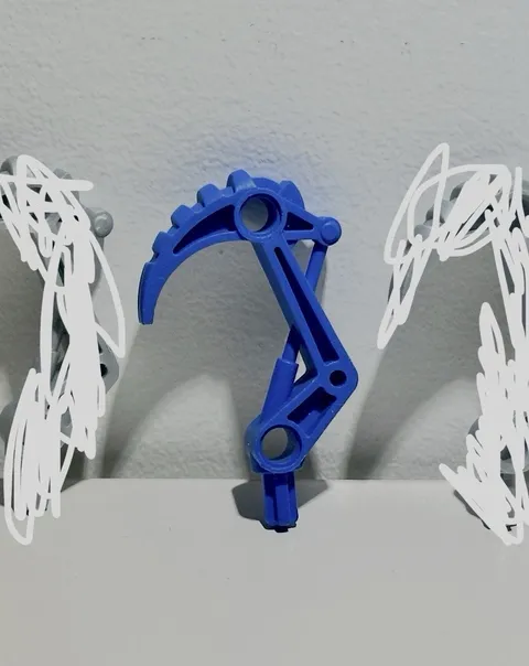 BLUE SINGLE CLAW HOOK LEGO BIONCILE REPLACEMENT PART 32551