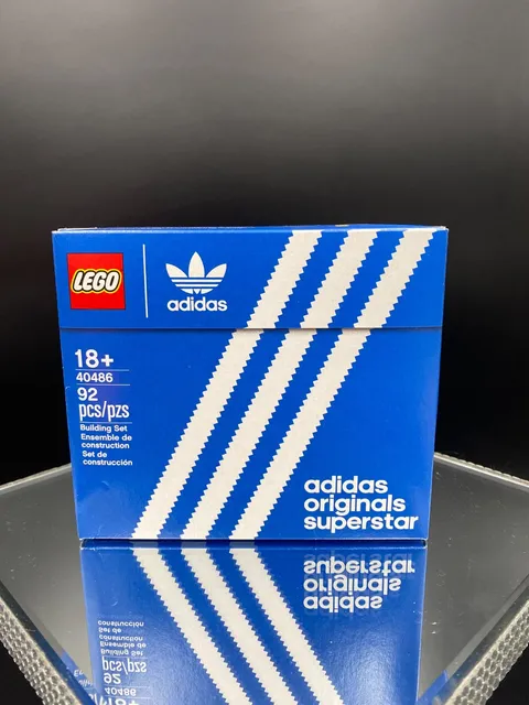 LEGO Adidas Originals Superstar Mini Sneaker 40486 Shelf Wear
