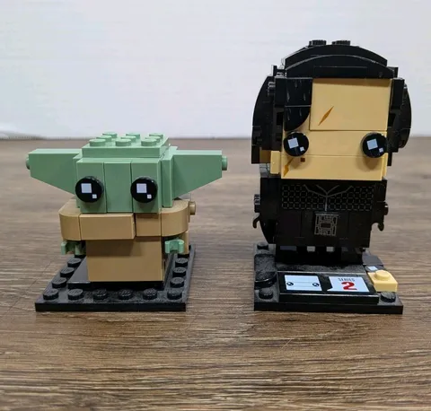 LEGO BRICKHEADZ: Kylo Ren & Yoda Genuine Build Set Lot of 2 Star Wars 