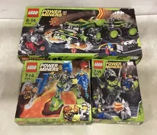 LEGO Power Miners Cave Crusher 8708 Magma Mech 8189 Crystal King 8962 Set New