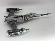 LEGO Star Wars Baby Yoda Starfighter Building Set Gray Plastic Spacecraft Kids