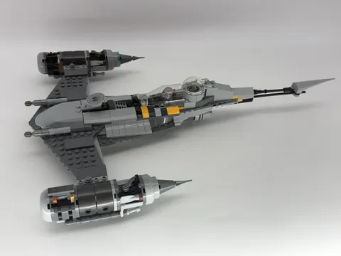 LEGO Star Wars Baby Yoda Starfighter Building Set Gray Plastic Spacecraft Kids