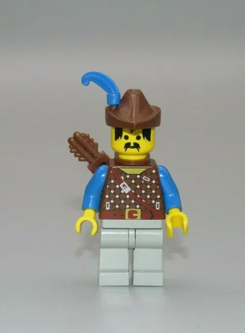 LEGO Castle Dark Forestman plume feather plume minifigure 6046 6079
