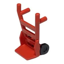 Lego Red Hand Truck Frame Utensils Accessories Parts Pieces
