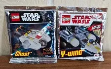 LEGO Star Wars Ghost Foil Pack Mini Limited Edition Rebels & Y-Wing Sets NIP