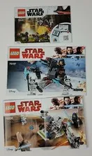 Lego Star Wars 75206, 75197, 75226, Instruction (Manuals Only) book booklet