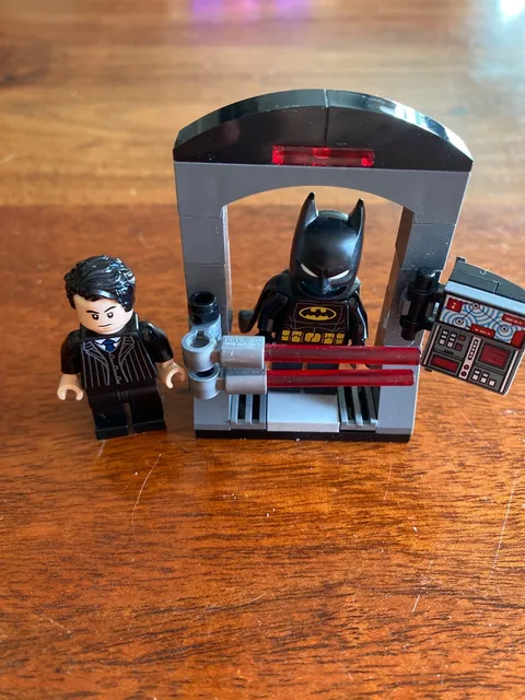 LEGO Batman Bruce Wayne and the Batsuit! Pre-Built, only sat on display! 100%