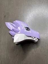 LEGO 24196pb07 Dragon Head Elves Lavender