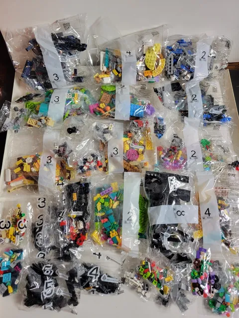 LEGO Sealed Bags Lot of 40 Mixed Numbered Bags 212R2 616R1 543R2 & More