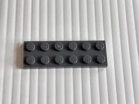 LEGO Piece 4211002 Dark Slate Grey Plate 2x6