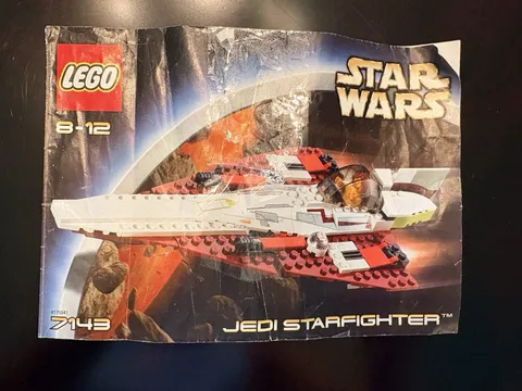 LEGO Star Wars: Jedi Starfighter (7143) - Complete Set/No Box