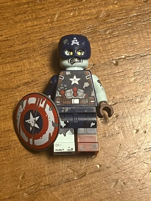 LEGO Zombie Captain America Marvel Studios Minifigure 71031
