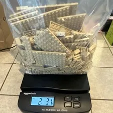 LEGO Bulk Lot Tan Bricks & Plates Parts Sold by Weight Polybag