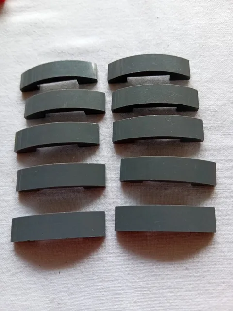 No 104 10x Lego Roof Arch 93273 Dark Grey