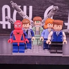LEGO Spider-Man Minifigures From Doc Ocks Hideout Set 4856 Retired In 2004