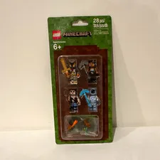 LEGO Minecraft Steve Minifigure Accessory Set 853610 28 pcs Blister Pack