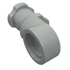 LEGO Part 32126 - Light Gray Technic Axle and Pin Connector Toggle Joint Smooth