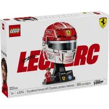 LEGO 43014 Ferrari F1 Charles Leclerc Helmet Model & Minifigure - New Sealed