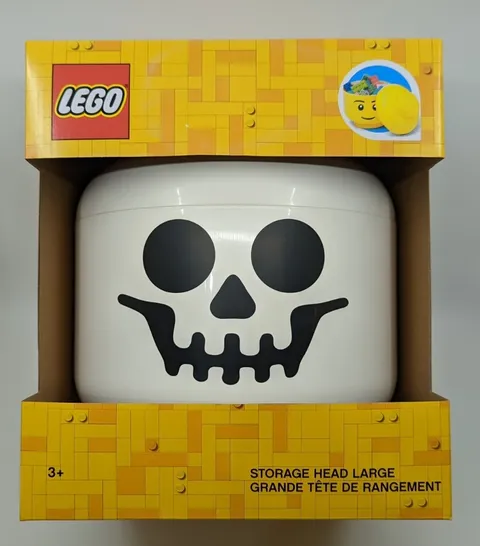 LEGO Halloween Pumpkin Large Storage Head Container New In Boc