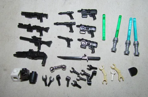 LEGO Star Wars Parts Lot Jedi Rebel Weapons and Parts Authentic LEGO