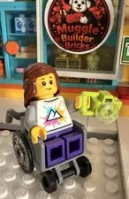 Lego Downtown Traveler Minifigure With Accessories 